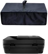 🖨️ ultimate protection for hp officejet printers: lqsc waterproof antistatic nylon fabric dust cover protector logo