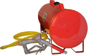 img 2 attached to 🔴 Convenient and Durable: John Dow Industries JDI-FST15 15-Gallon Gravity Fed Steel Portable Fuel Station Gas Can Red