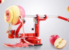 img 2 attached to 🍏 MingTao Apple/Potato Peeler Corer: Durable Heavy Duty Die Cast Magnesium Alloy Multifunction Peelers