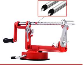 img 1 attached to 🍏 MingTao Apple/Potato Peeler Corer: Durable Heavy Duty Die Cast Magnesium Alloy Multifunction Peelers