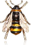 броши с насекомыми из эмали в стиле ретро reizteko fashion "пчела-шмель" и "паук" - натуральное животное украшение из сплава логотип