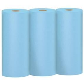 img 3 attached to Scott 75143 Blue Shop Towels 🔵 - 3 Rolls, 55 Towels/Roll, 165 Towels Total