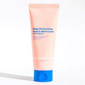 img 4 attached to 🤰 Element Mom Mega Moisturizing Stretch Mark Cream: Probiotic, 5 Types of Hyaluronic Acid, Pregnancy Skincare, Clean & Toxin-Free - Non-Greasy, Non-Sticky (1 Pack)