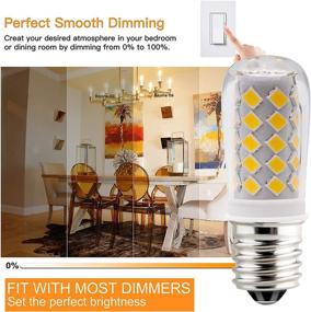 img 3 attached to E17 Dimmable LED Microwave Light Bulb: Ideal 40W Incandescent Replacement for Stove and Refrigerator