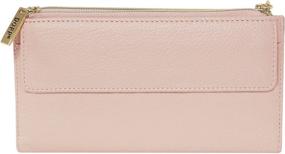 img 2 attached to Stylish and Organized: Buxton Dopp Cosmopolitan Wallet in Black for Women