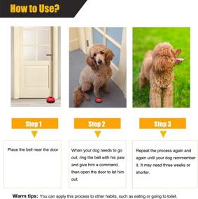 img 3 attached to 🔔 ERBAO Pet Training Bells: 2 Pack Metal Door Bell for Potty Training Small Dogs Cats