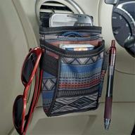 high road driverpockets patterned air vent phone holder and auto dash organizer (southwest) logo