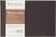 🎨 strathmore 467-5 str-467-5 48-sheet watercolor art journal - 8.5 x 5.5" - high quality, 140lb paper, convenient size logo