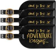 gspy adventure begins luggage tags logo