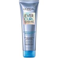 🌪️ l'oreal paris evercurl sulfate free shampoo: lightweight, anti-frizz hydration for curly hair with coconut oil - 8.5 fl oz (packaging may vary) logo