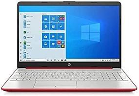 img 1 attached to 💻 2021 HP 15.6" HD Laptop: Intel Dual-Core Pentium, 4GB RAM, 500GB HDD, Intel UHD Graphics, Windows 10 - Scarlet Red + 32GB USB 3.0 Flash Drive