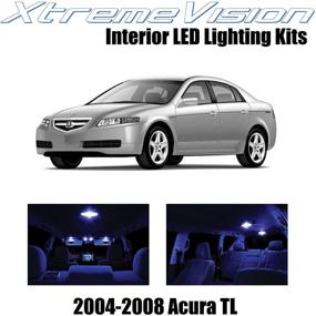 img 4 attached to 🔵 Enhance Your Acura TL 2004-2008: Xtremevision Interior LED Kit (14 Pieces) in Blue with Installation Tool