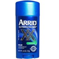 💪 arrid xx unscented deodorant solid - 2.6 oz (pack of 12) for effective anti-perspiration logo