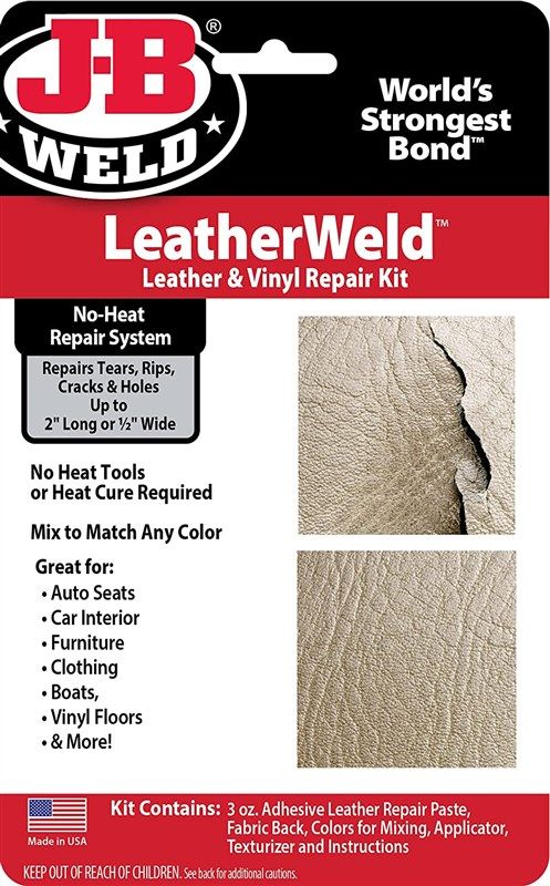 J-B Weld LeathWeld Leather and Vinyl Repair Kit – East Marine Asia
