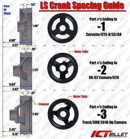 img 1 attached to 🚗 ICT Billet LS Truck SUV A/C Air Conditioner Compressor Bracket Kit - Sanden 508 | LSX AC | LS1 LM7 LR4 LQ4 L59 LQ9 LM4 L33 L92 L76 LY2 LY5 LY6 LC9 LH8 LMG L98 L99 L96 LC8 [551494X-3]