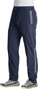 img 4 attached to MAGCOMSEN Joggers Sweatpants Pockets Athletic Outdoor Recreation