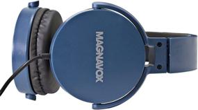 img 1 attached to 🎧 Премиум наушники Magnavox MHP5026M-BL с проводом и микрофоном - улучшенный звук, идеально подходят для компьютеров и мобильных телефонов.