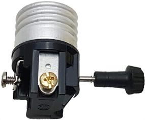 img 1 attached to 🪔 B&P Lamp Antique Brass Table Lamp Wiring Kit - 10 Inch Harp, 3-Way Socket, and Striking Finish