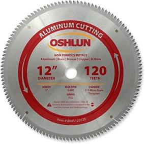 img 4 attached to 🪚 Oshlun SBNF-120120: Top-Quality 12-Inch TCG Saw Blade for Aluminum & Non-Ferrous Metals