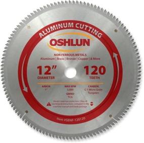 img 2 attached to 🪚 Oshlun SBNF-120120: Top-Quality 12-Inch TCG Saw Blade for Aluminum & Non-Ferrous Metals