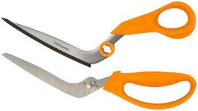 img 2 attached to 🔪 Fiskars 10.5 Inch Non-Scratch Kitchen Shears (510091-1001), Orange - The Ultimate Cutting Tool for Your Kitchen