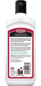 img 3 attached to Weiman Cooktop and Stove Top Cleaner Kit - Glass Cooktop Cleaner Set with 10 oz. Polish, Scrubbing Pad, Cleaning Tool, Razor, Scraper
