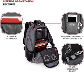 img 1 attached to SwissGear 1900 Scansmart Laptop Backpack Backpacks and Laptop Backpacks