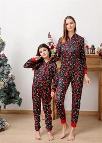 img 1 attached to Matching Christmas Pajamas Sleepwear Loungewear Women's Clothing