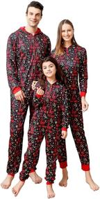 img 4 attached to Matching Christmas Pajamas Sleepwear Loungewear Women's Clothing