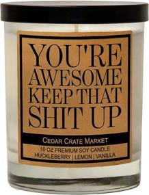 img 4 attached to 🕯️ Awesome Friendship Candle Gifts for Women and Men - Best Friends Birthday and Going Away Candle Gifts for Female Friends. Funny and Cute Candle Gifts for Women, BFFs, and Besties.