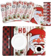 🎄 waterproof christmas placemats by outgeek - decorative and durable логотип