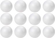 🎨 12 pack of 4 inch polystyrene white foam balls – ideal for diy crafts, art, school supplies, and decorations logo