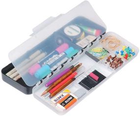 img 4 attached to 🎨 ArtBin 6880AB Sketch Pac Small Art & Craft Organizer, Plastic Storage Box with Divided Translucent Lid
