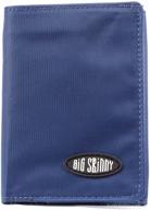 👔 big skinny tri fold wallet: the ultimate organizer for men's accessories, wallets, card cases & money logo