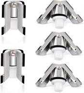 🍾 dsmile super seal champagne stopper,set of 5: keep your bubbly fresh! логотип