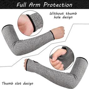 img 1 attached to Pairs Resistant Sleeves Protection Safety