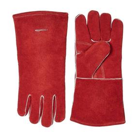 img 4 attached to 🧤 6 Pack of AmazonBasics Red Welding Gloves