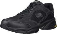 enhanced traction: skechers goodyear rubber outsole oxford for ultimate stability and comfort logo