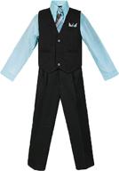 boys vest pant shirt hanky boys' clothing ~ suits & sport coats logo