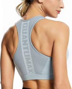 img 2 attached to Women Padded Sports Bras Pack Women's Clothing and Lingerie, Sleep & Lounge