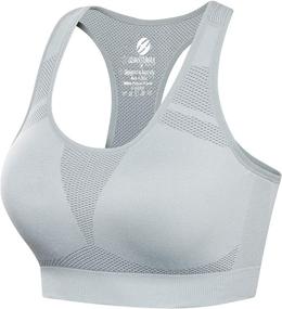 img 1 attached to Women Padded Sports Bras Pack Women's Clothing and Lingerie, Sleep & Lounge