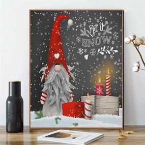 img 3 attached to 🎨 Christmas Gnomes Paint by Numbers DIY Painting Kit - Acrylic Paint by Numbers for Adults and Kids - Home Wall Living Room Bedroom Decor - Gnome Tomte Santa Claus - Kimily DIY