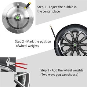 img 2 attached to 🚘 VI-CO Portable Bubble Wheel Balancer: Efficient Static Balancing Solution for Autos & Light Trucks, 1-1/2 in. to 4 in. Diameter