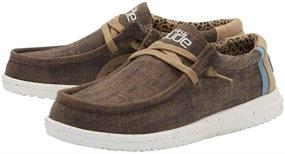 img 3 attached to Hey Dude Men's Wally Natural Shoes
