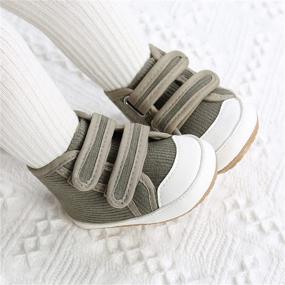 img 3 attached to 👟 Perfecting Little Steps: COSANKIM High Top Toddler Prewalker Boys' Sneakers