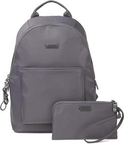 img 4 attached to Baggallini Womens Central Backpack Smoke Backpacks