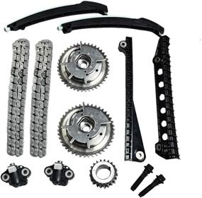 img 2 attached to 🔧 BETTERCLOUD VVT Timing Chain Kit with Camshaft Phasers for 04-08 Ford 5.4L, including Water Pump, Timing Cover Gasket Set, and Pair of VCT Camshaft Timing Solenoid Valves