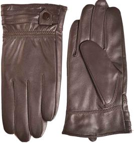 img 3 attached to 🧤 YISEVEN Touchscreen Sheepskin Leather Motorcycle Men's Accessories: Enhancing Style and Functionality