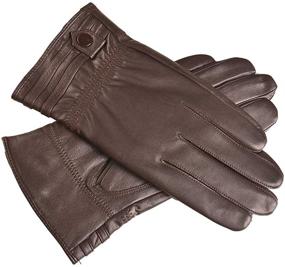 img 4 attached to 🧤 YISEVEN Touchscreen Sheepskin Leather Motorcycle Men's Accessories: Enhancing Style and Functionality