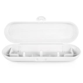 img 2 attached to Toothbrush Travel Case for Philip Sonicare/Oral-B Electric Brushes: White